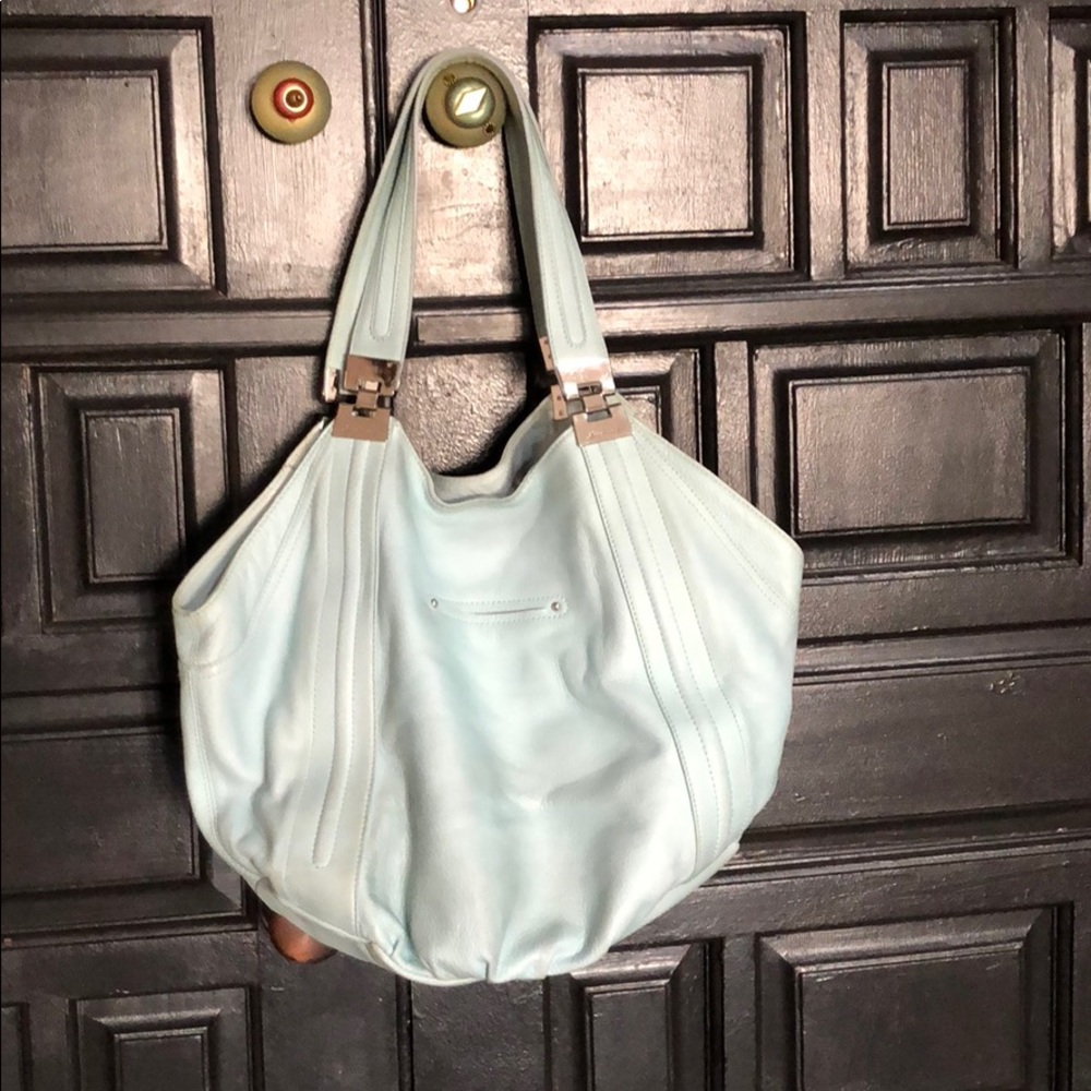 B. Makowsky Bag In baby light blue - Picture 4 of 7